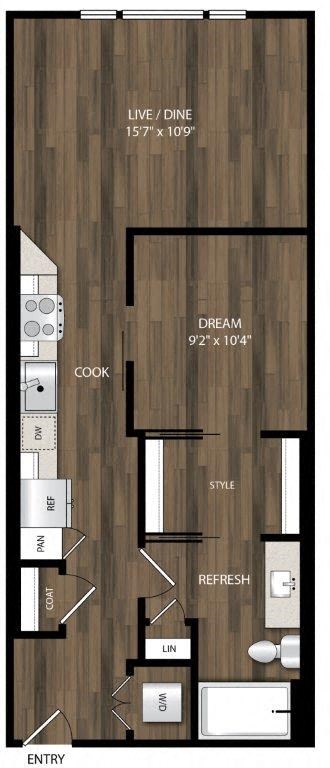 Portland Astoria Apartments in Portland, Oregon A5.2 Floor Plan